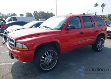 2003 Dodge Durango Slt из США, поврежденный, VIN 1D4HS48N03F548492